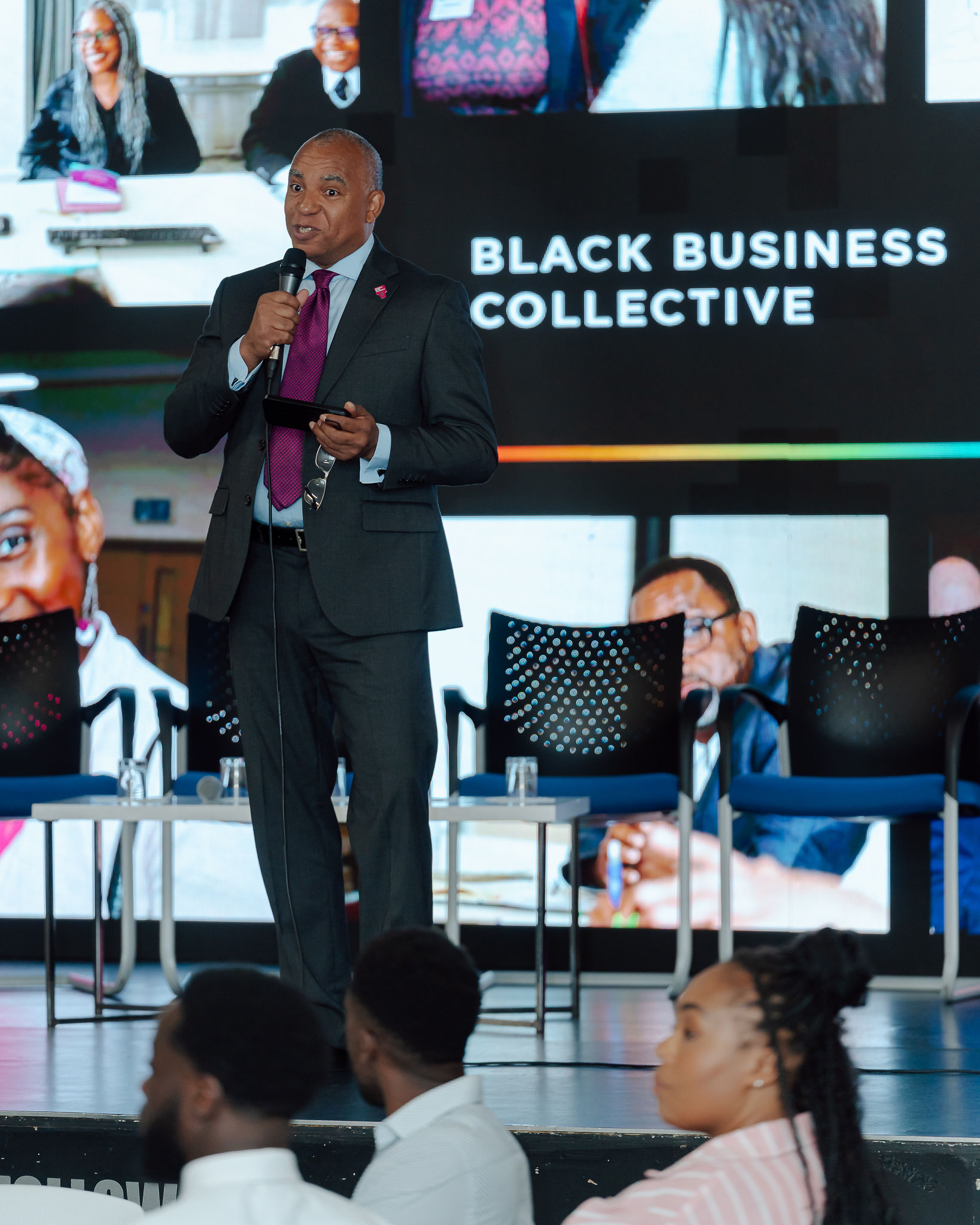 Black Business Collective event presentations and discussions
